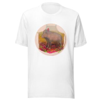 Roosa kõrvaga märklaud by Tiit Pääsuke T-Shirt
