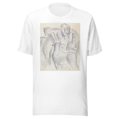 Vier koeien en een boer by Leo Gestel T-Shirt
