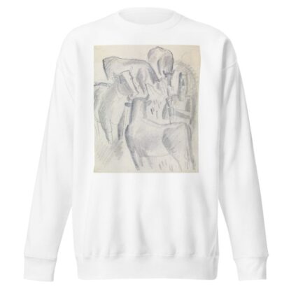 Vier koeien en een boer by Leo Gestel Sweatshirt