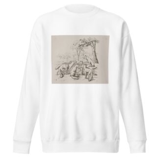 Rævene holder møde by Oluf Olufsen Bagge Sweatshirt