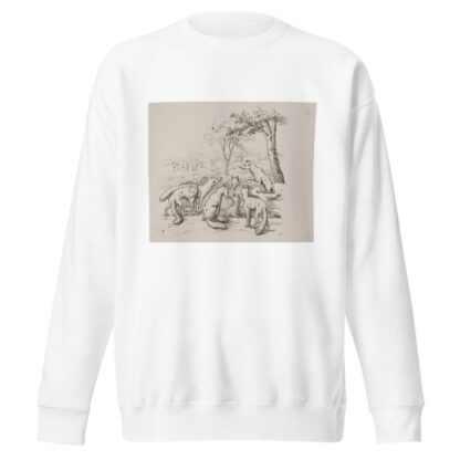 Rævene holder møde by Oluf Olufsen Bagge Sweatshirt