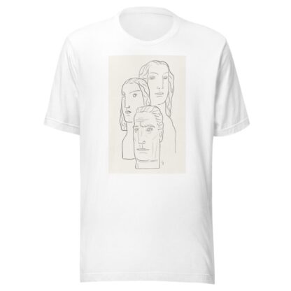Twee vrouwen hoofden en een mannen hoofd by Leo Gestel T-Shirt
