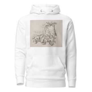 Rævene holder møde by Oluf Olufsen Bagge Hoodie
