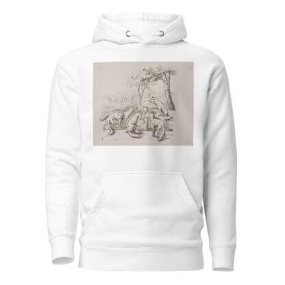 Rævene holder møde by Oluf Olufsen Bagge Hoodie