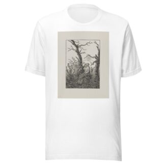 Woman with a Spiderweb by Caspar David Friedrich T-Shirt