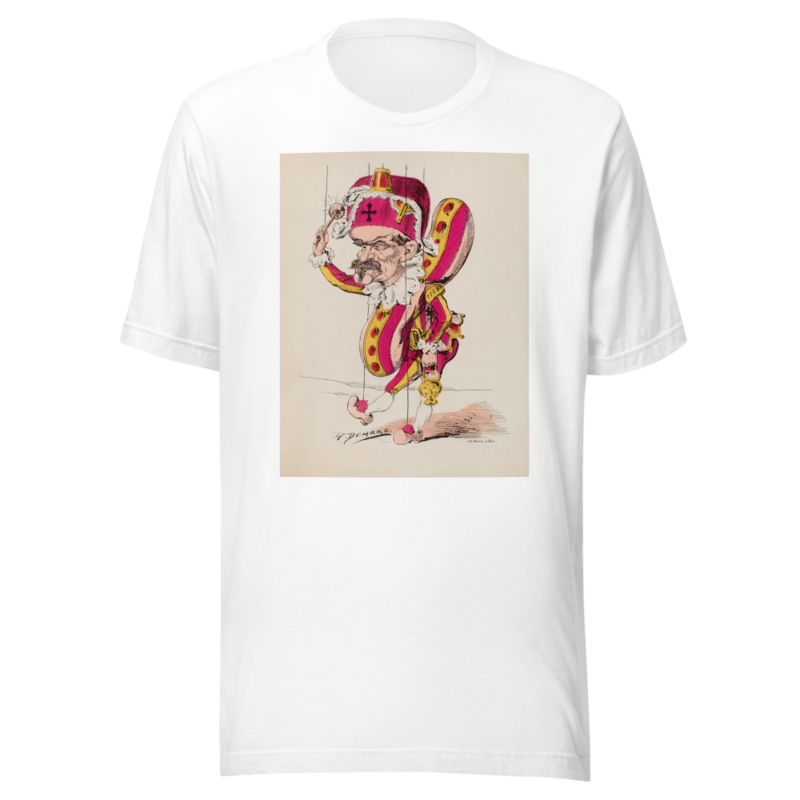 Le Pilori L’homme au plan qu’est-ce qui tire la ficelle by Henri Demare T-Shirt