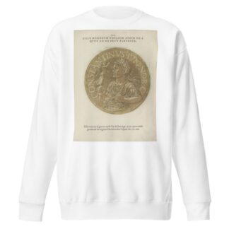 Portrait of Emperor Constantijn II by Hubert Goltzius Sweatshirt