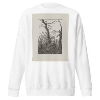 Woman with a Spiderweb by Caspar David Friedrich Sweatshirt