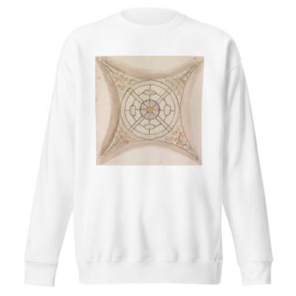 One of Four Sketches, of Ceilings, in the Vatican Gallery by Henry Swinburne Sweatshirt
