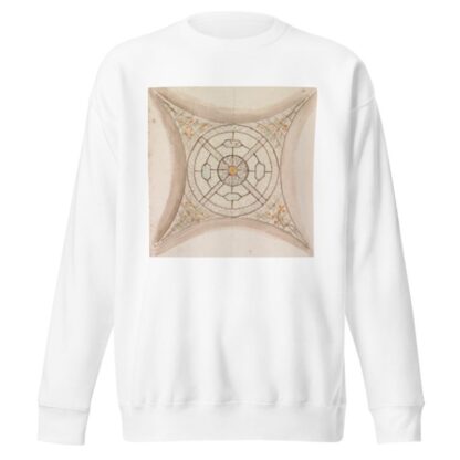 One of Four Sketches, of Ceilings, in the Vatican Gallery by Henry Swinburne Sweatshirt