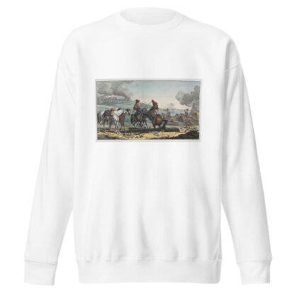 Mounted Artilleryman Leading Three Horses by Carle Vernet Sweatshirt