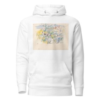 Over the Bank, Exmoor by Robert Polhill Bevan Hoodie