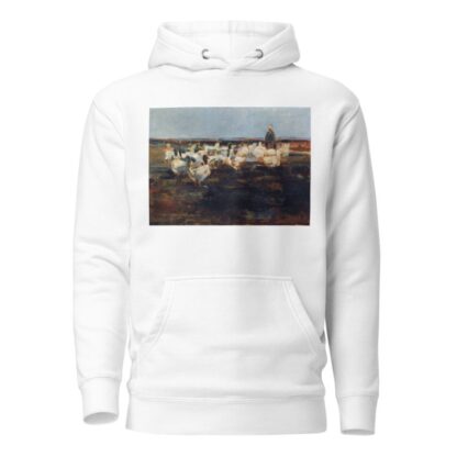 Gänseherde auf der Weide by Demeter Koko Hoodie