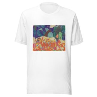 Figurengruppe unter lila-grünen Formen by Adolf Hölzel T-Shirt