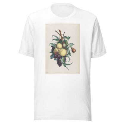 Branches de rousselet, pêche, prune et raisin by Jean Louis Prévost T-Shirt
