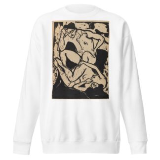 Nacktes Paar auf einem Kanapee by Ernst Ludwig Kirchner Sweatshirt