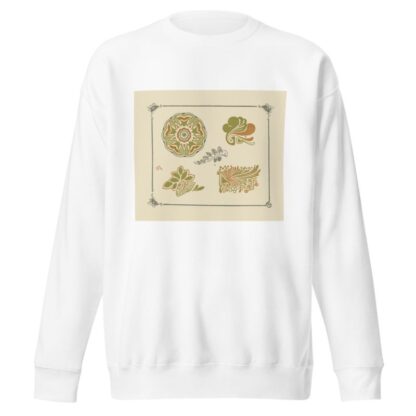 Abstract design based on leaves and organic shapes by George Auriol Sweatshirt