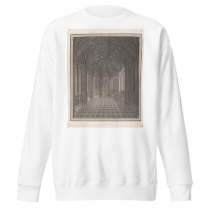 View of the Inside of a Small Chapel on the West Side of the Area of the Cloisters of St Stephen’s Chapel, Westminster by John Topham Sweatshirt