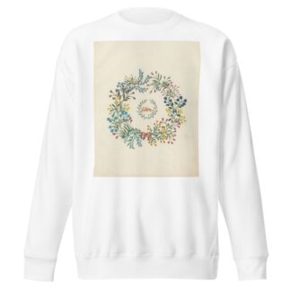 Album of cut-paper flowers Pl.02 by Ellen W. Sweatshirt