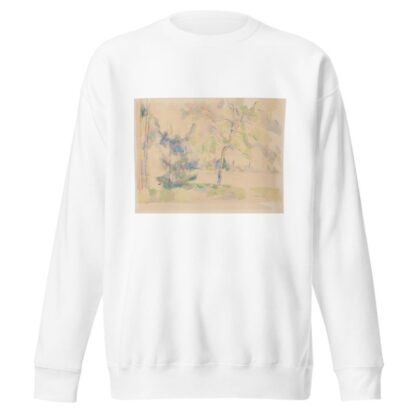 Lake at the Edge of a Forest by Paul Cézanne Sweatshirt