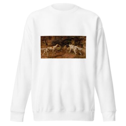 Two Setters on Point by Edmund Henry Osthaus Sweatshirt