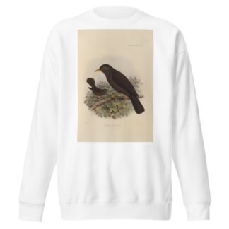 Merula Xanthopus by Henry Seebohm Sweatshirt