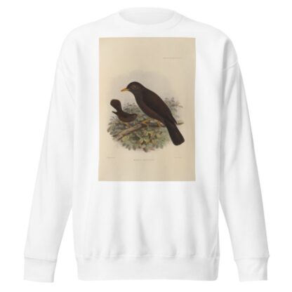Merula Xanthopus by Henry Seebohm Sweatshirt
