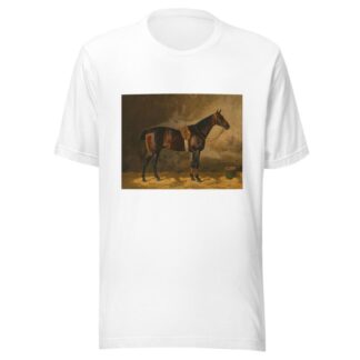 A Bay Horse in a Stable by Emil Volkers T-Shirt