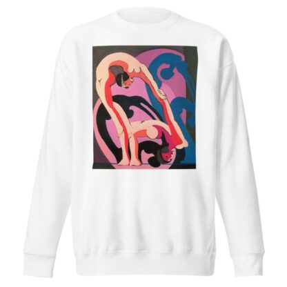 two acrobats by Ernst Ludwig Kirchner Sweatshirt