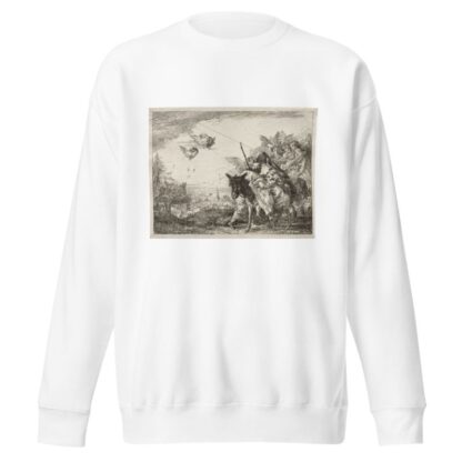 Joseph Pausing to Gaze at the Infant Christ by Giovanni Domenico Tiepolo Sweatshirt