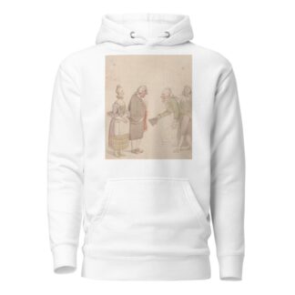 A dandy making a call by Thomas Rowlandson Hoodie