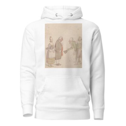 A dandy making a call by Thomas Rowlandson Hoodie