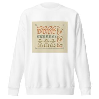 Abstract design based on curvilinear shapes by Maurice Pillard Verneuil Sweatshirt