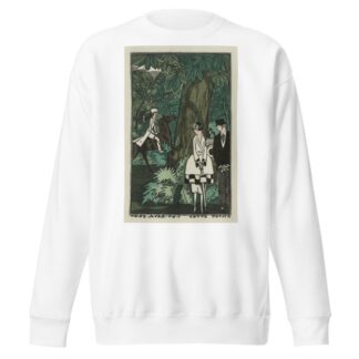 Cette petite ; Robe de promenade en Parquetine de Rodier by Fernand Siméon Sweatshirt