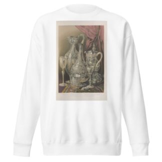 Group of objects in glass by Matthew Digby Wyatt Sweatshirt