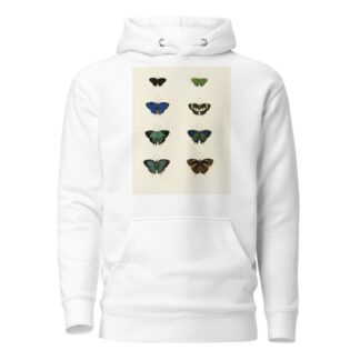 Foreign butterflies occurring in the three continents Asia, Africa and America Pl.066 by Pieter Cramer Hoodie