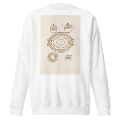 The soft porcelain of Sèvres Pl.13 by Edouard Garnier Sweatshirt
