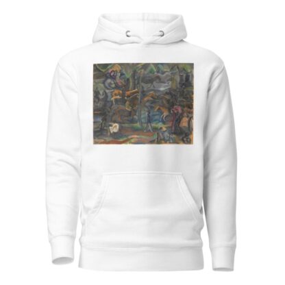Reiter und Flaneure im Park by Georges Kars Hoodie