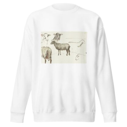 Schetsen van schapen by Sientje Mesdag Van Houten Sweatshirt