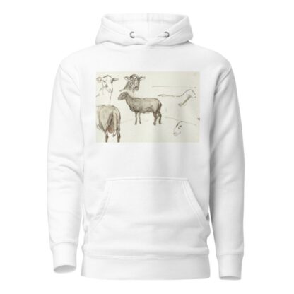 Schetsen van schapen by Sientje Mesdag Van Houten Hoodie