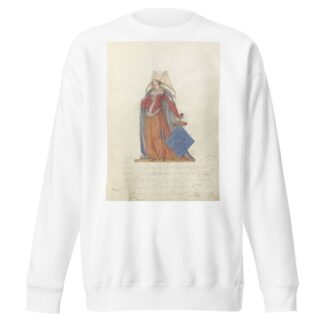 Hildegarde der Franken by Nicolaes de Kemp Sweatshirt