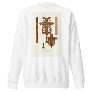 Starinnye dereviannye kresty by Fedor Grigoryevich Solntsev Sweatshirt