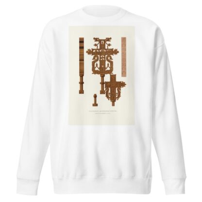 Starinnye dereviannye kresty by Fedor Grigoryevich Solntsev Sweatshirt