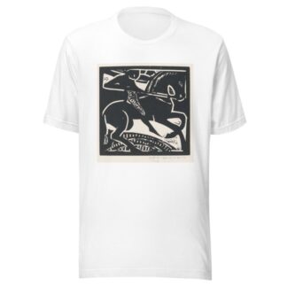 Ruiter op een paard by Henri Jonas T-Shirt