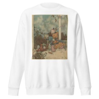 They overtook him just as he reached the steps of the main porch by Edmund Dulac Sweatshirt