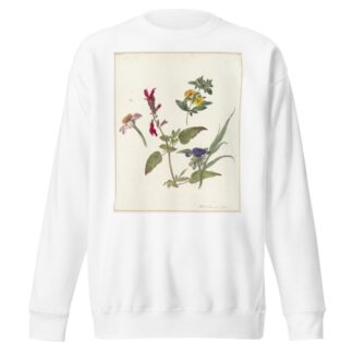 Studies van veldbloemen by Pieter Ernst Hendrik Praetorius Sweatshirt