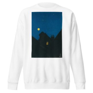 Mondnacht am Murufer in Graz by Wilhelm Thöny Sweatshirt