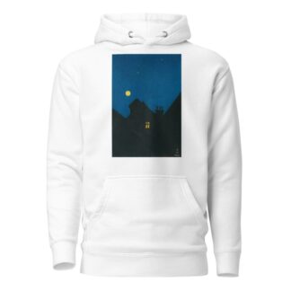 Mondnacht am Murufer in Graz by Wilhelm Thöny Hoodie