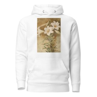 Still Life of Easter Lilies by John La Farge Hoodie