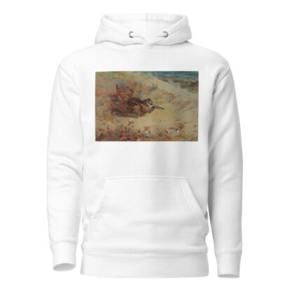 Woodcock sheltering in the sand dunes by Archibald Thorburn Hoodie